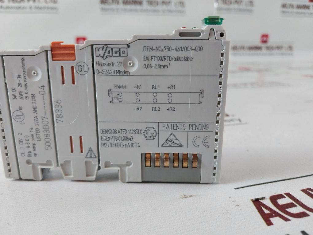 Wago 750-461/003-000 Analog Input Module 78336