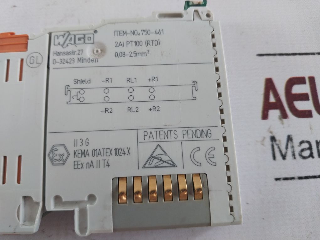 Wago 750-461 Input Module 46053B07----04 , 24V Dc