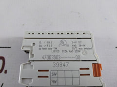 Wago 750-462 Analog Input Module Awg 28-14 0.08-2.5Mm2