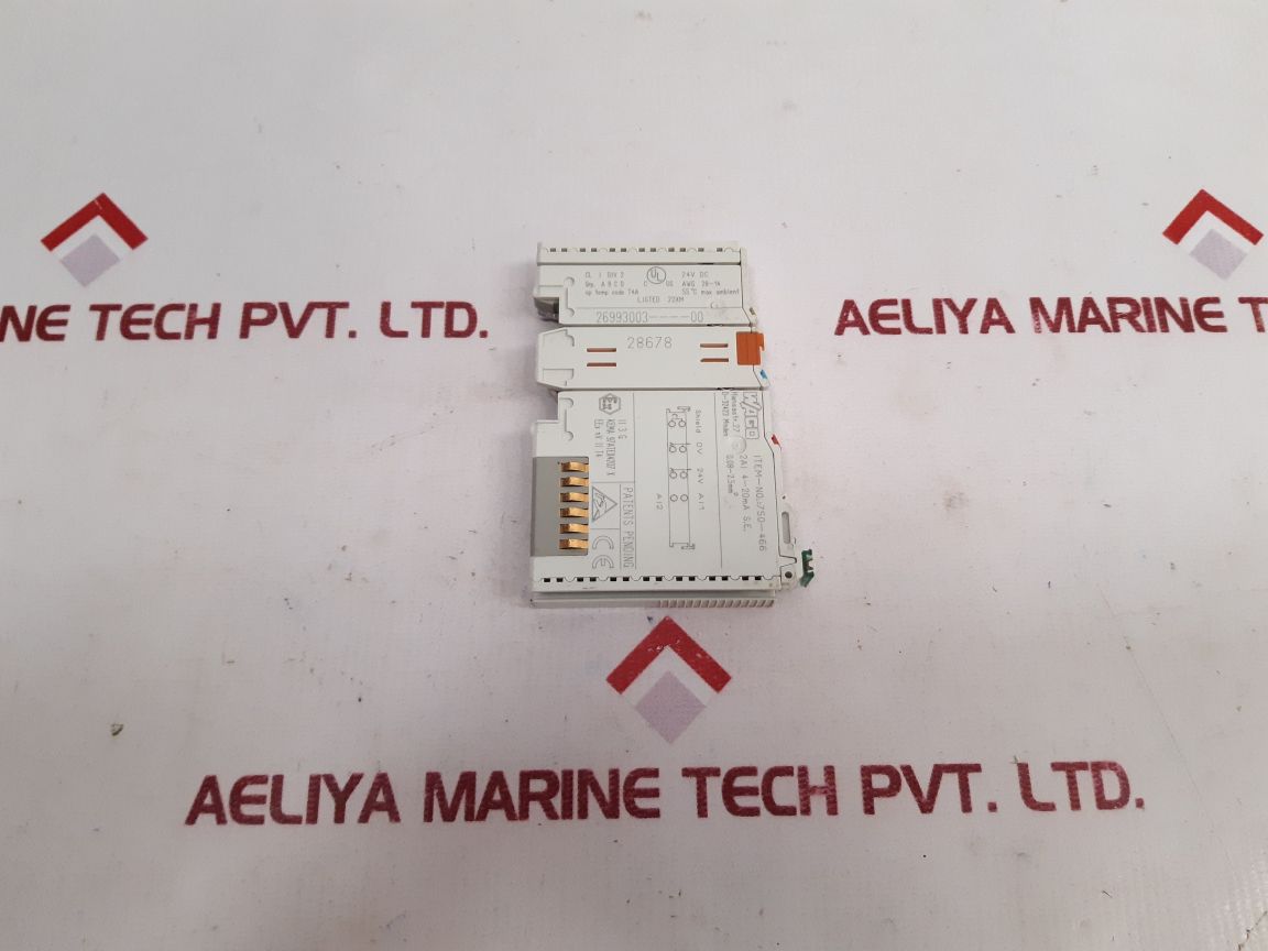 Wago 750-466 Analog Input Module 2Ai 4-20 Ma S.E.