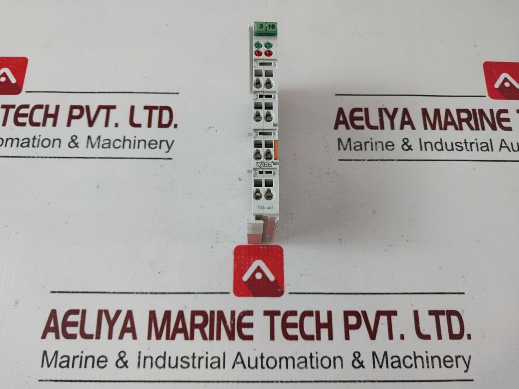 Wago 750-466 Analog Input Module 24V Dc Awg 28-14 92617