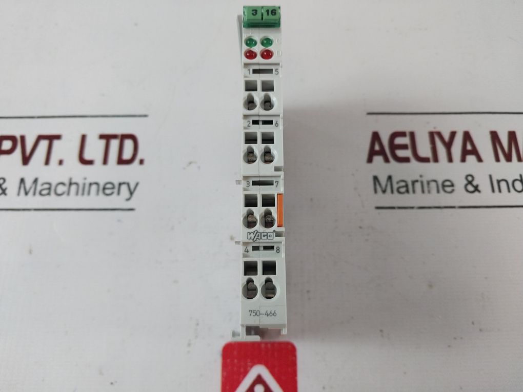 Wago 750-466 Analog Input Module 24V Dc Awg 28-14 92617