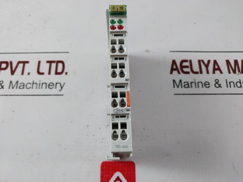 Wago 750-466 Analog Input Module 49073006----04 24V Dc