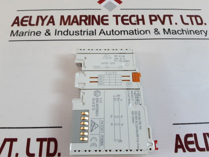 Wago 750-513 Relay Output Module 01Atex1024X
