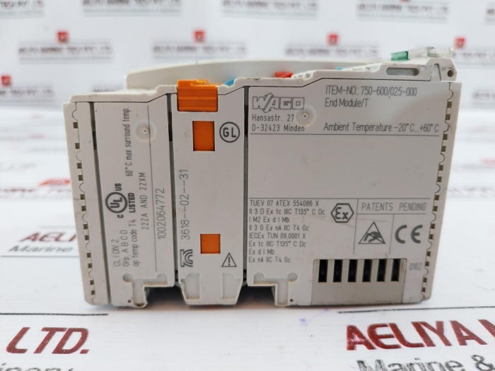 Wago 750-600/025-000 End Module 750-455/025-000, 750-430/025-000, 750-815/325-000