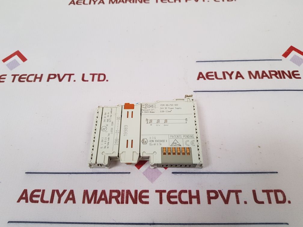 Wago 750-602 power supply module 10a