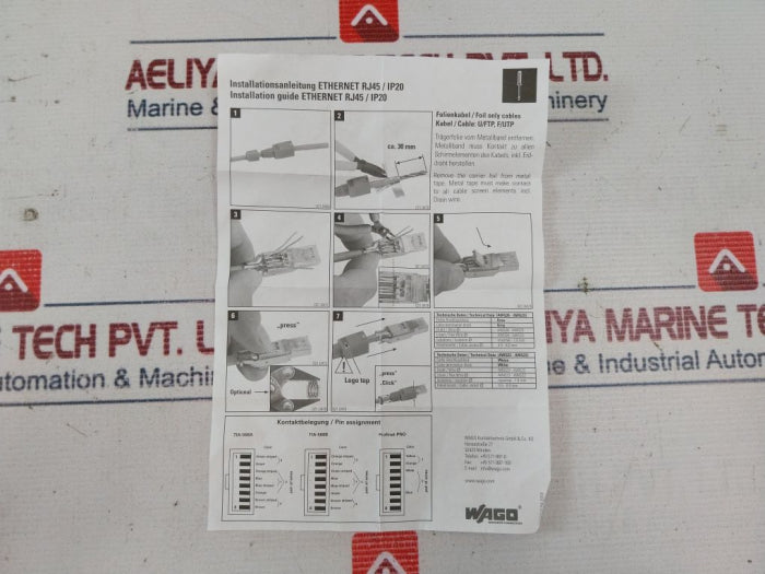 Wago Tia 568 A Ethernet Rj-45 Connector Ba0071836