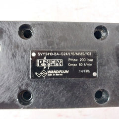 Wandfluh Svy3410-ba-g24/L15/M165/102 Solenoid Valve