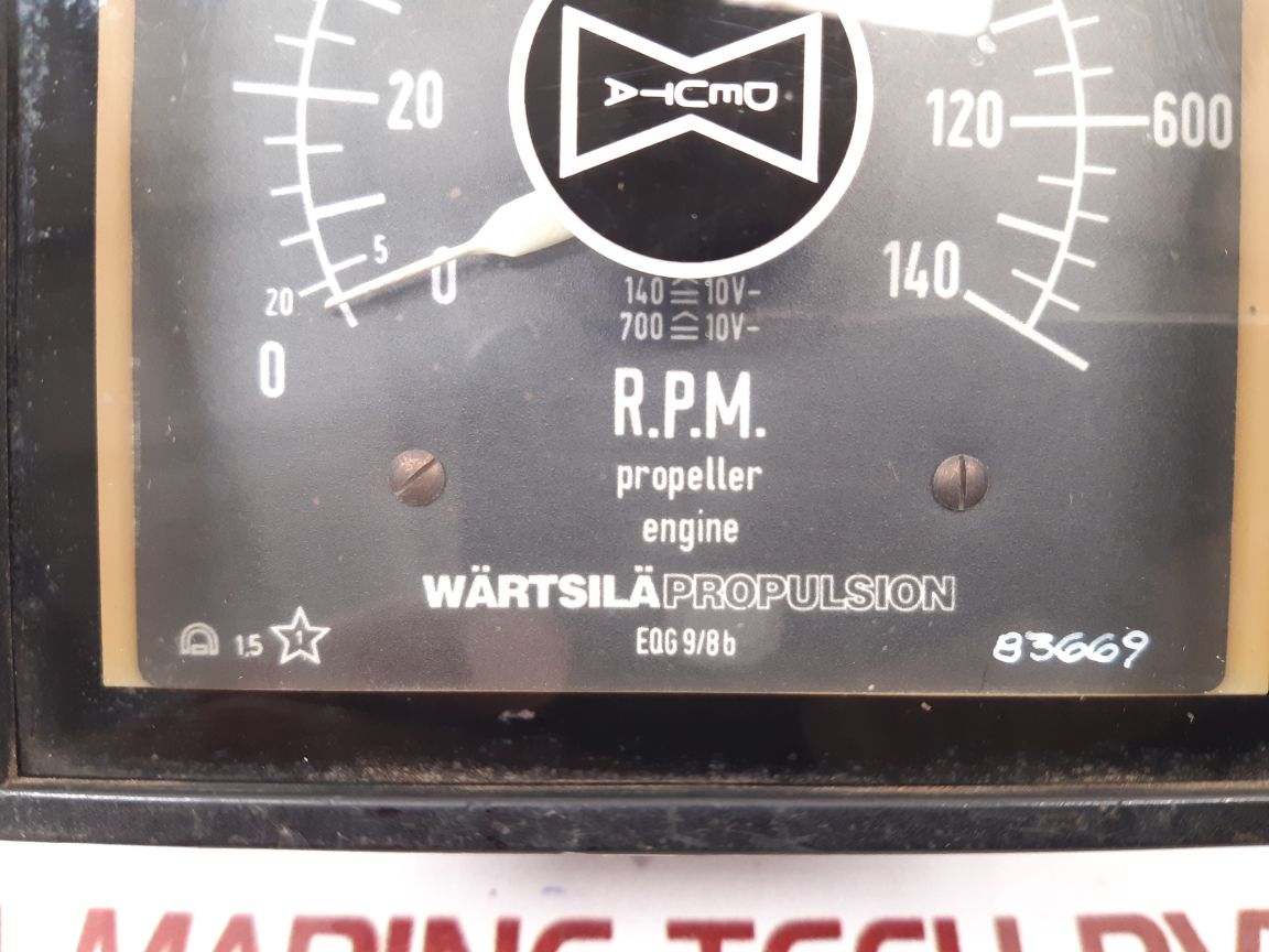 Wartsila Propulsion Eqg 9/86 Rpm Meter