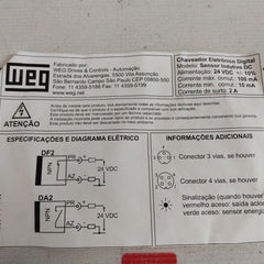 Weg Sl5-25R1Pdf2 Dc Inductive Sensor 2A 24 Vdc 100Ma