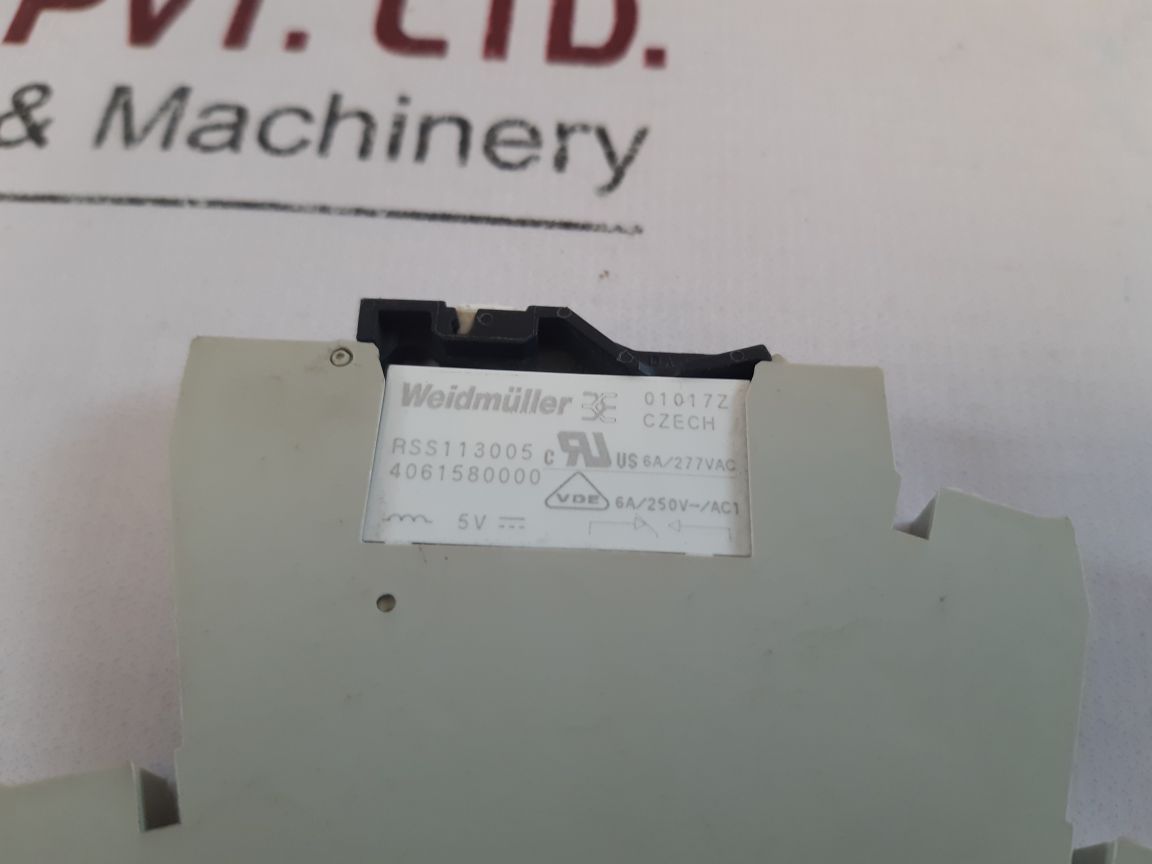 Weidmuller 8556080000 Relay 6A/277 Vac