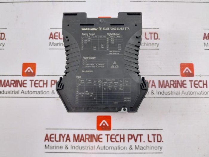 Weidmuller 8939670000 Was6 Tta Universal Signal Converter 24-240 Vac/Dc