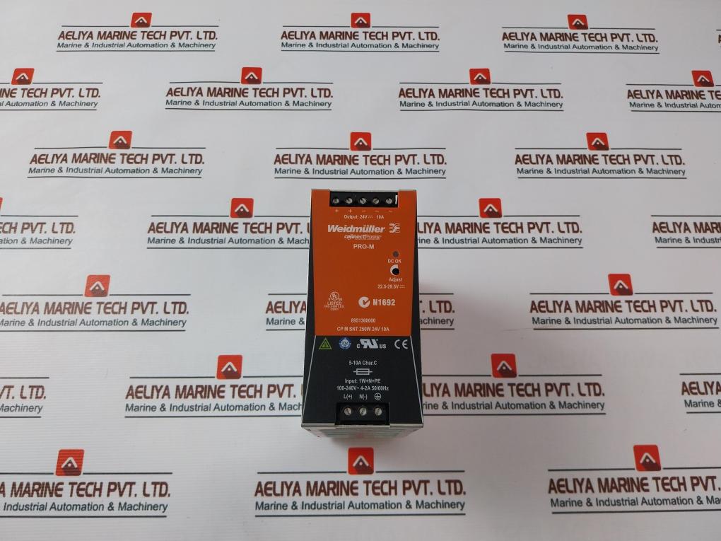 Weidmuller 8951360000 Power Supply Cp M Snt 250W 24V 10A