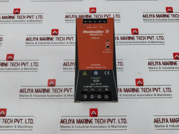 Weidmuller 8951400000 Connect Power Supply Unit 250W 24V 10A 50/60Hz