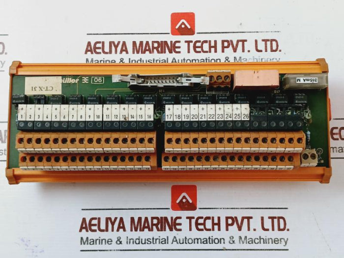 Weidmuller Ct-x 31 Terminal Rail 418582-2, Es 900309 Ps, 315ma M, Rsm160