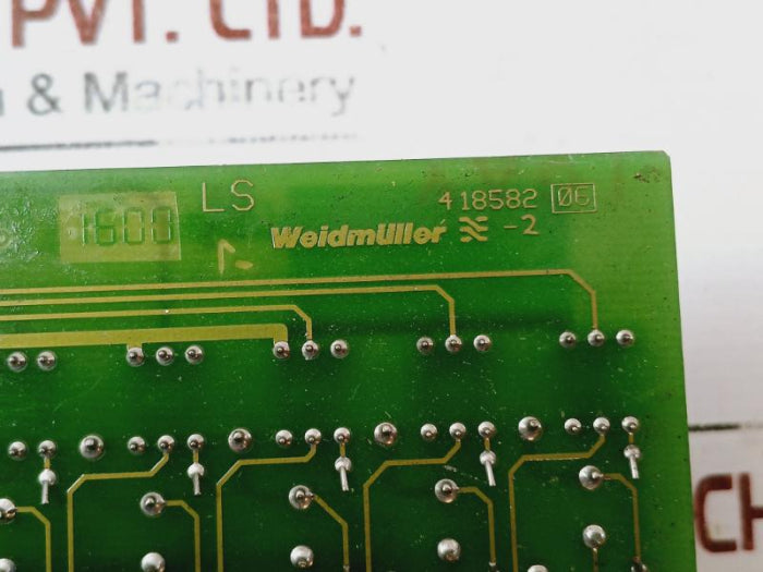 Weidmuller Ct-x 31 Terminal Rail 418582-2, Es 900309 Ps, 315Ma M, Rsm160