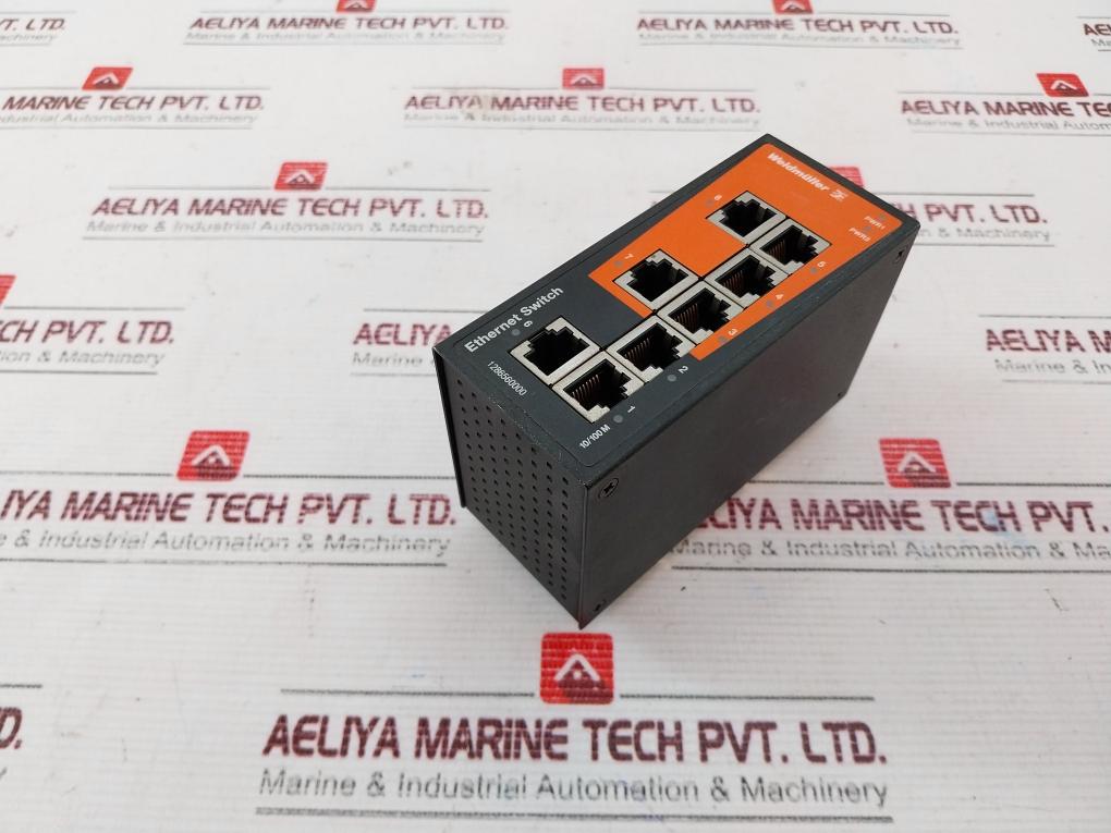 Weidmuller Ie-sw-bl08T-8Tx Ethernet Switch 1201002082212, 48 Vdc 0.35A 50/60Hz