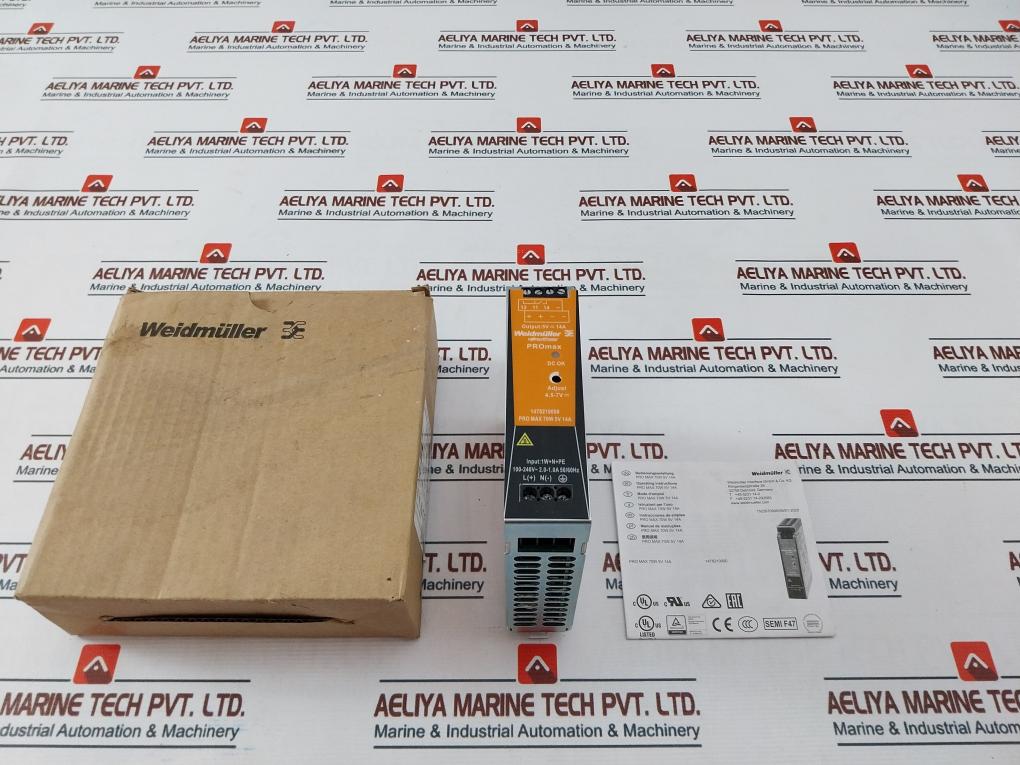 Weidmuller Pro Max 70W 5V 14A Switching Power Supply 85-277V~/80-370V