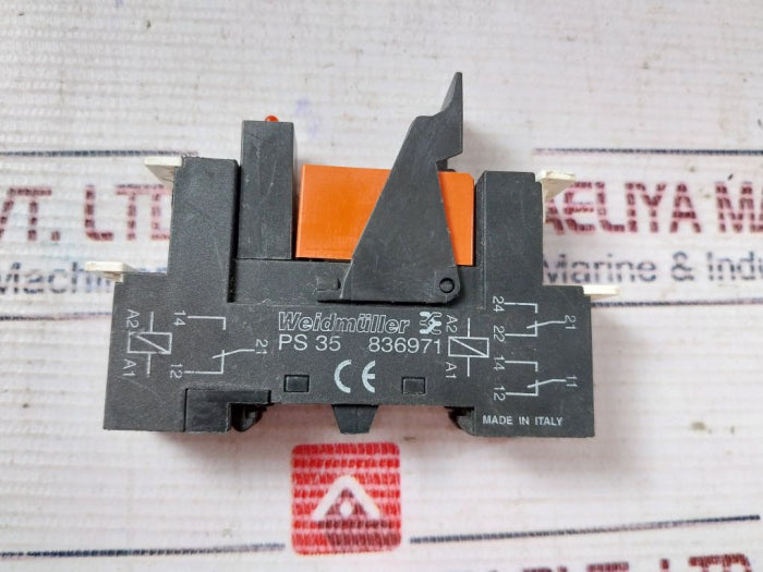 Weidmuller Ps 35 Terminal Relay Socket 836971 Type 92