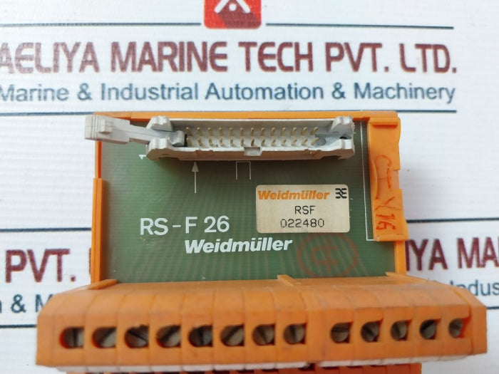 Weidmuller RS-F26 Interface Module RSF 022480
