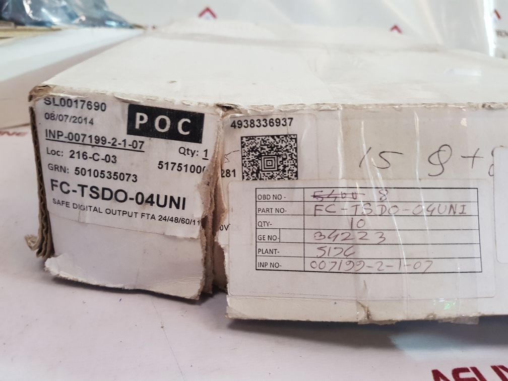 Weidmuller FC-TSDO-04UNI Safe Digital Output Module 150VDC 70°C