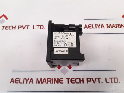 Weigel Pq 72K Ammeter 0-150 A
