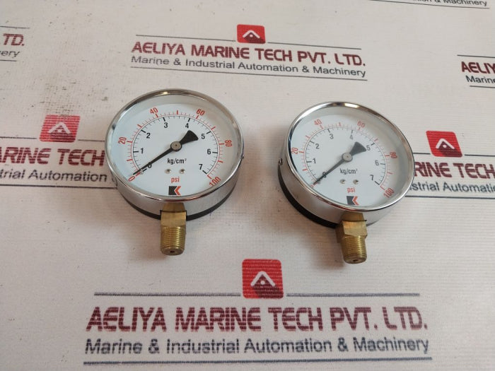 Weike 0-100 PSI Pressure Gauge 0-7 KG/CM2