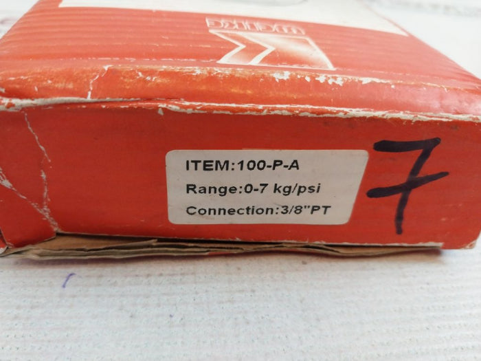Weike 0-100 PSI Pressure Gauge 0-7 KG/CM2