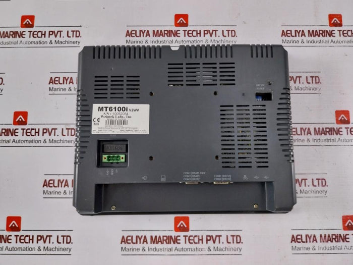 Weintek MT6100I HMI 300mA Built-in Power Isolation 24VDC±20%