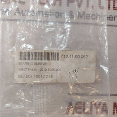 Westfalia Separator 0010-5205-000 Bearing Sleeve 712.11.00.062