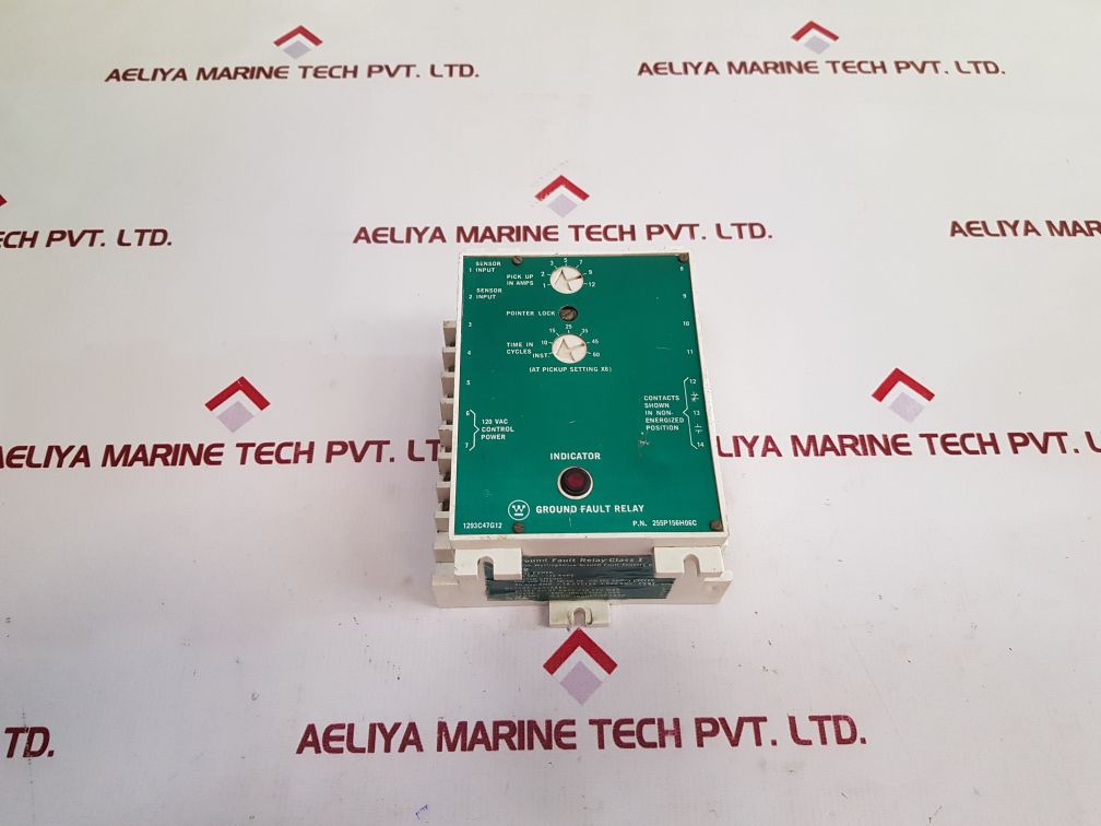 Westinghouse 255P156H06C Ground Fault Relay