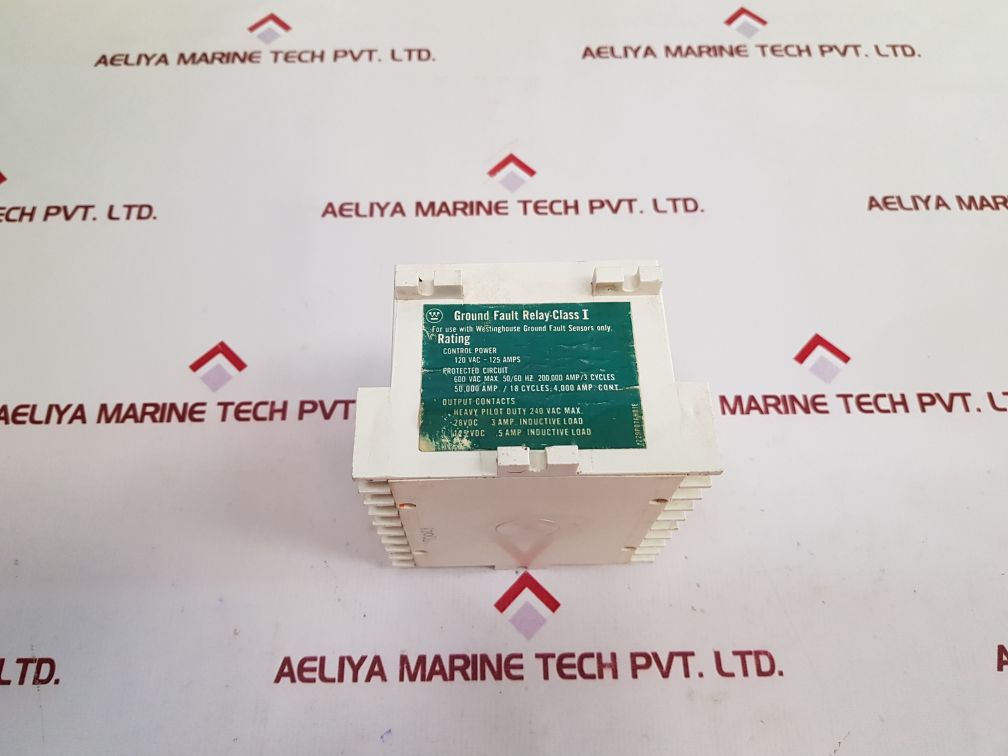Westinghouse 255p156h06c ground fault relay 120 vac-125 amps