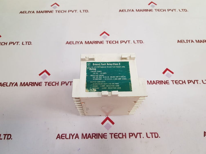Westinghouse 255p156h06c ground fault relay 120 vac-125 amps