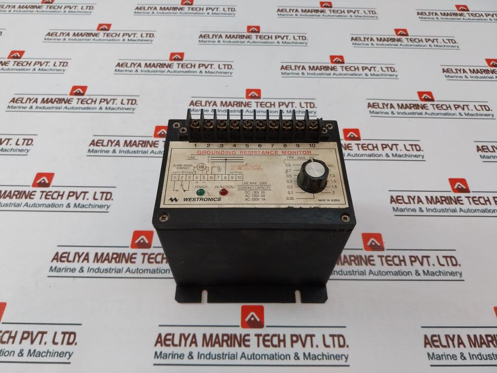 Westronics Sbag-202 Grounding Resistance Monitor Ac 170-270V 5060Hz