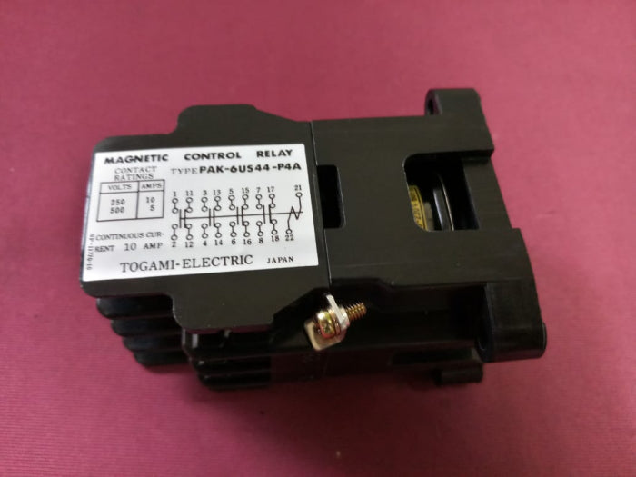 Togami Pak-6Us44-p4B Magnetic Control Relay 5-7 Amp