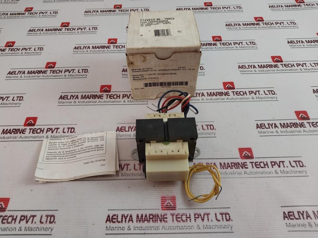 White-rodgers 90-t60C3 Transformer 24V 60Va