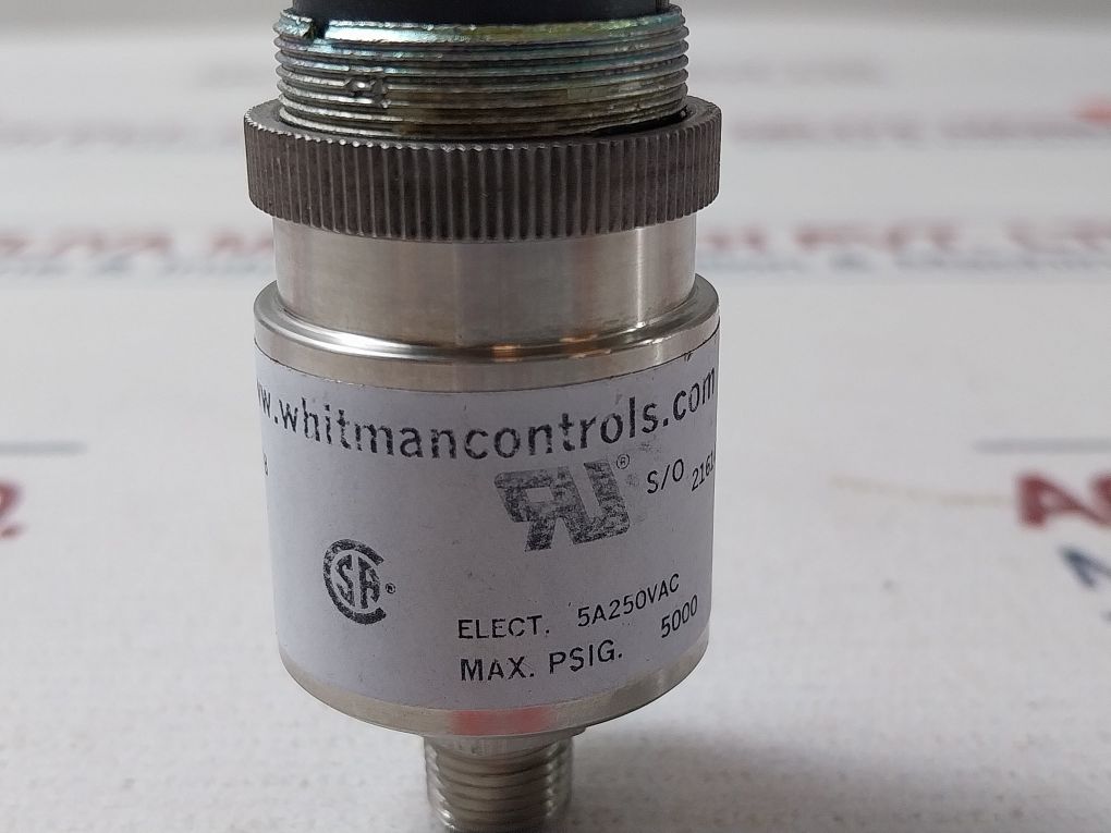 Whitman Controls J205G-10S-f52Tb Pressure Switch
