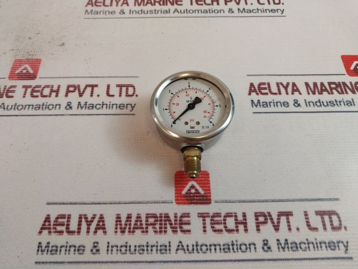 Wika 212.53.063 0-6 Bar Pressure Gauge 0-85 Psi 6 Bar/Psi G1/4B En 837-1