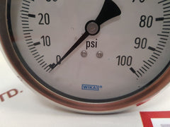 Wika 0 To 100 Psi Pressure Gauge