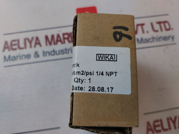Wika 213.53.063 Pressure Gauge 16 Kg/Cm2/Psi 1/4 Npt