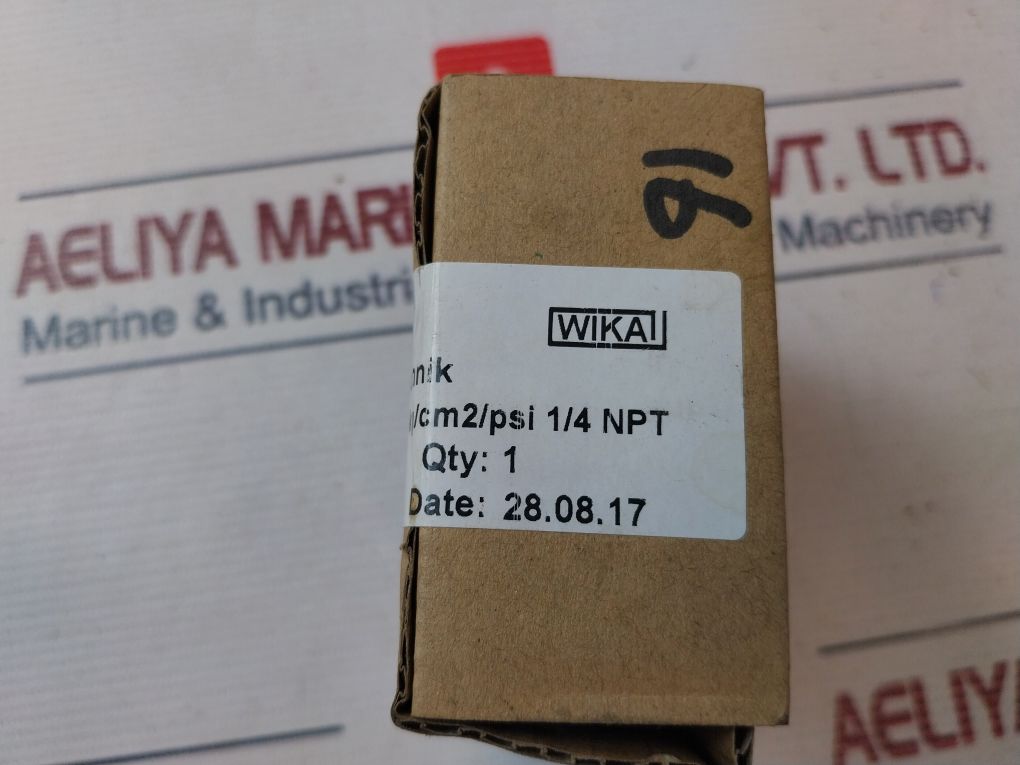 Wika 213.53.063 Pressure Gauge 16 Kg/Cm2/Psi 1/4 Npt