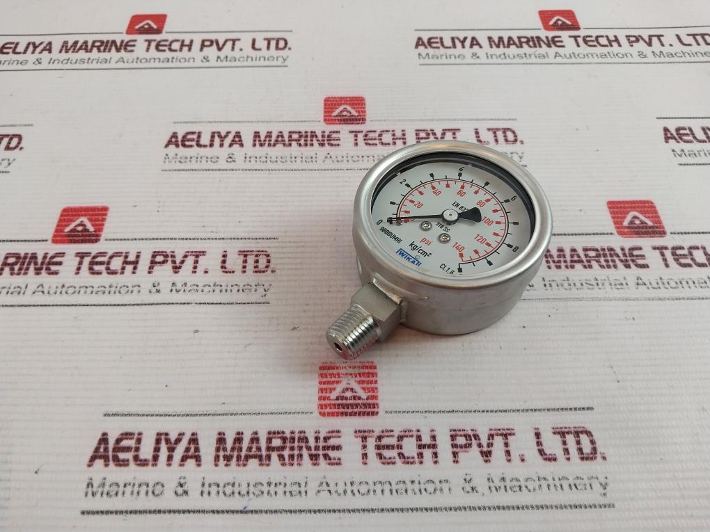 Wika 232.50.063 Pressure Gauge 1/4 Npt Bottom, 2.5 Dial