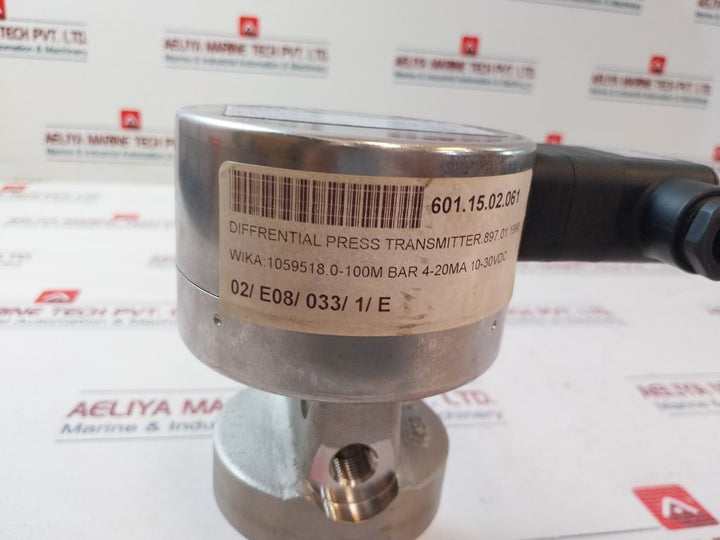 Wika 891.34.1998 Differential Pressure Transmitter 0...250 Mbar