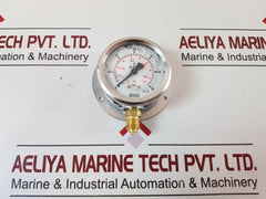 Wika en 837 cl. 1.6 pressure gauge 0 to 60 bar 0 to 870 psi
