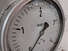 Wika En 837-1 Pressure Gauge 0-4 Bar