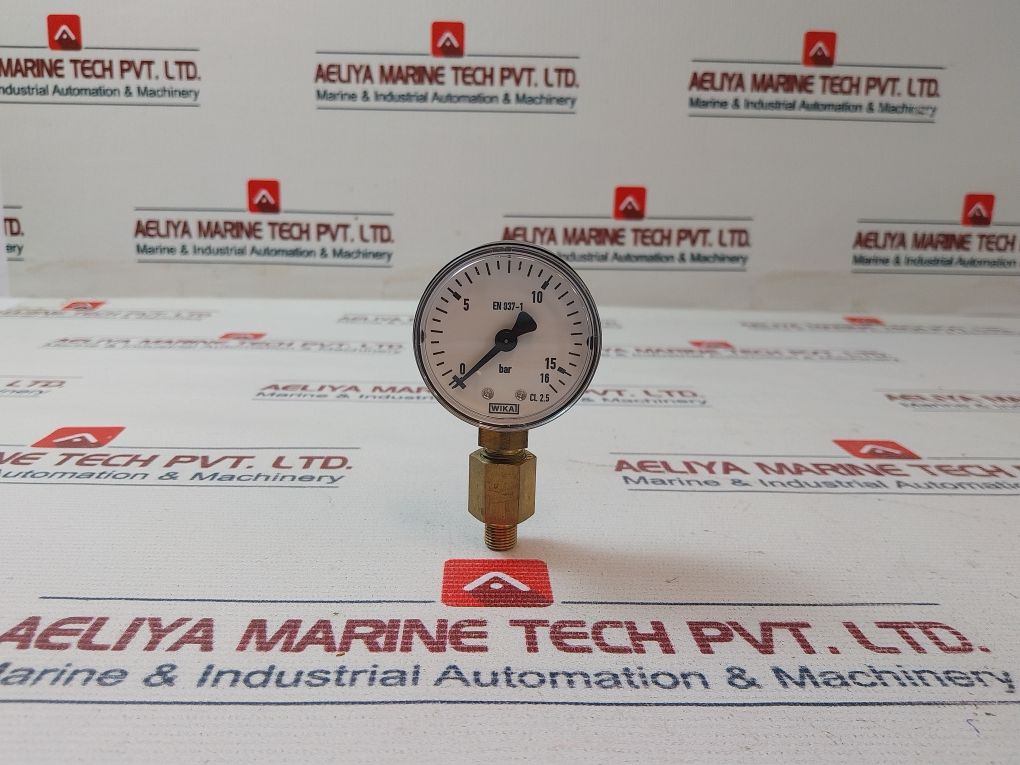 Wika En 837-1 Pressure Gauge 0-16 Bar 411299758