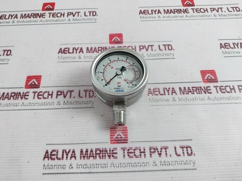 Wika En 837-1 Pressure Gauge 0–10 Bar