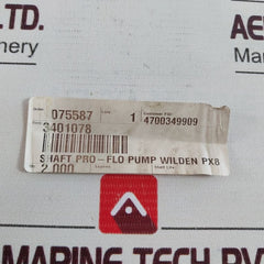 Wilden 08-3812-03 Rod/Shaft Pump Pro-flo Aluminium
