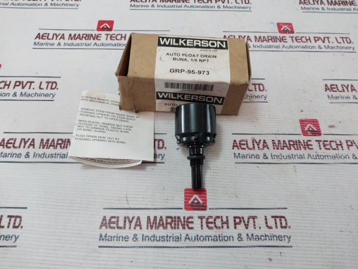 Wilkerson Grp-95-973 Pneumatic Auto Float Drain Use 3/8