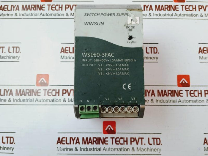 Winsun Ws150-3Fac Switch Power Supply Unit 380-450Vac 1.0A Max 50/60Hz